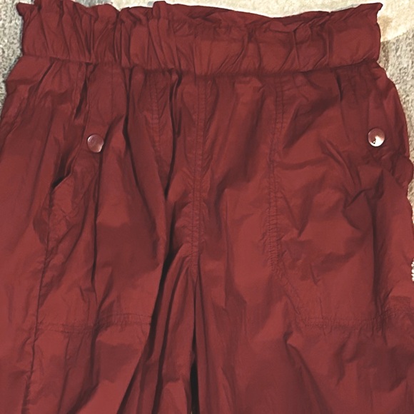 Free People Movement Featherweight Nylon Ankle Snap Joggers in Paprika - Picture 4 of 6